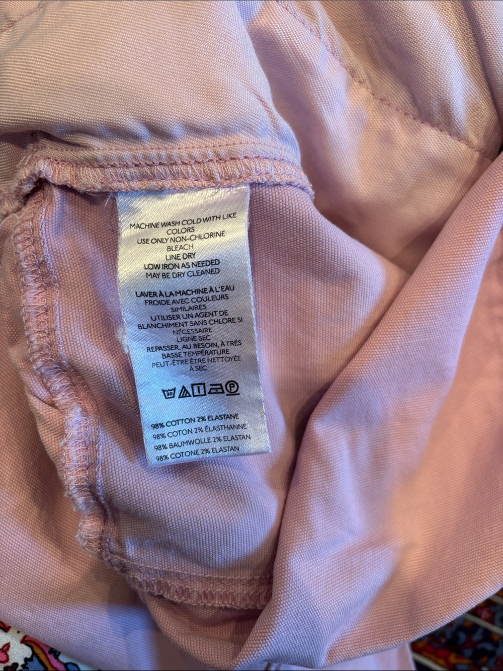 Pilcro Light Purple/Lavender Elastic Waist Pants - Picture 10 of 11